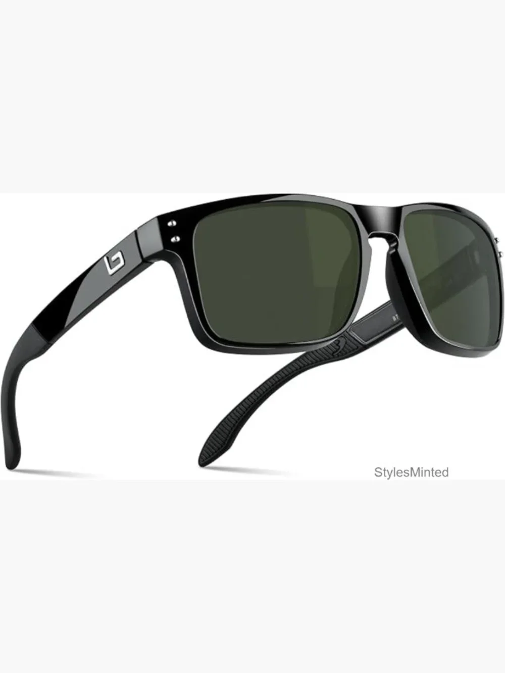 Unisex Classic Sunglasses Corning Glass Lenses Polarized Option Spring Hinges